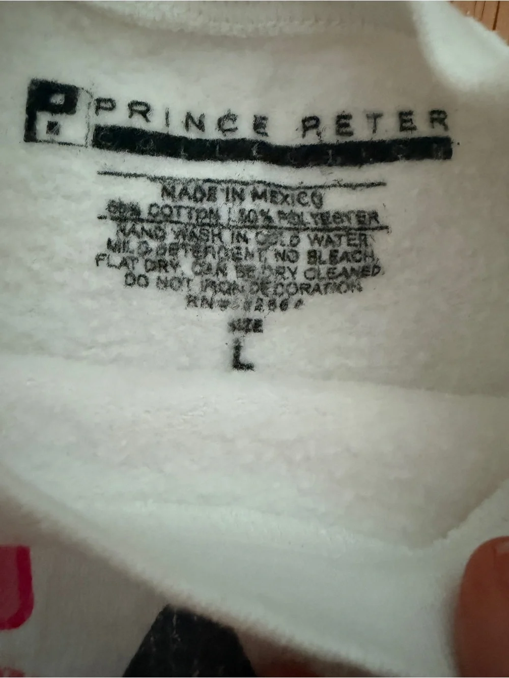 Prince Peter Collection White Sweatshirt 